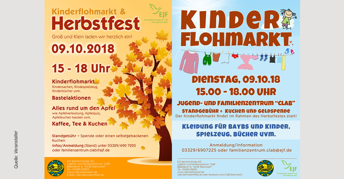 Herbstfest Flohmarkt 2018 web